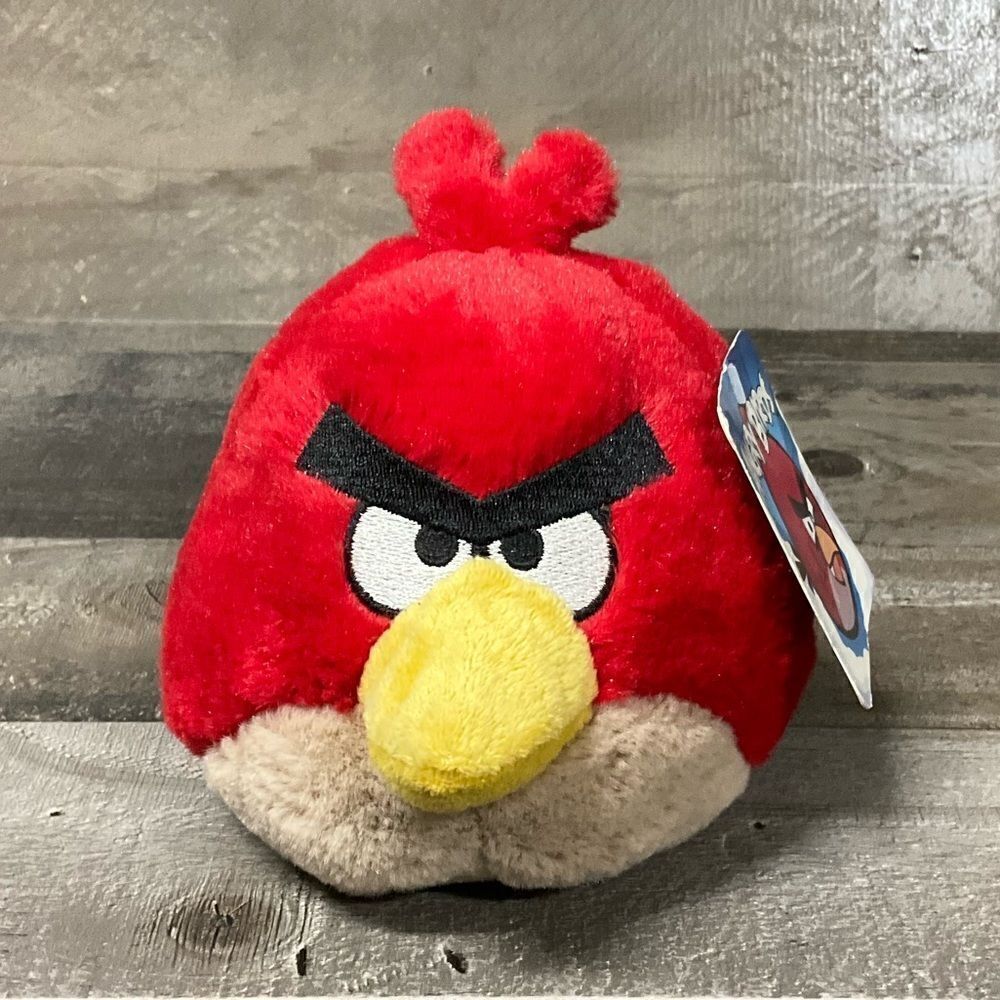 NWT Angry Birds Red 10 Inch Plush Stuffed Animal Commonwealth Rovio